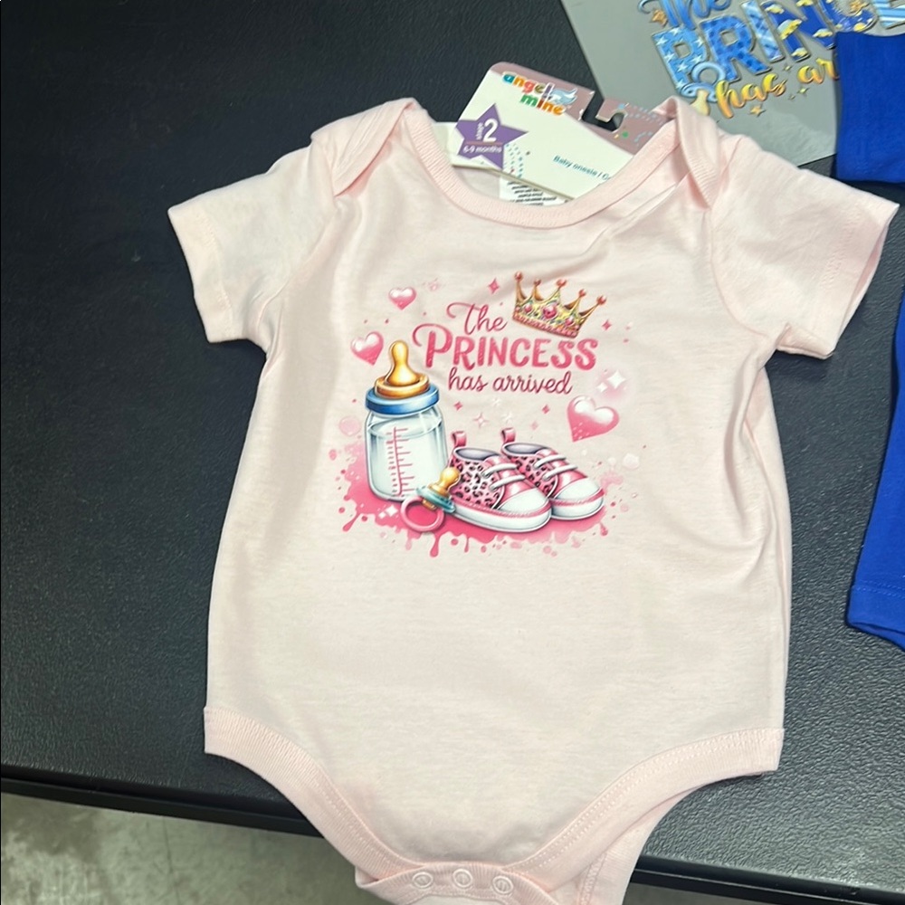 Pink Baby Onesie - The Princess Has Arrived